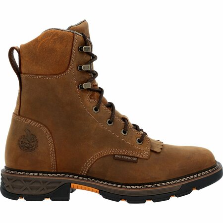 Georgia Boot Carbo-Tec FLX Waterproof Lacer Work Boot, BROWN, W, Size 8.5 GB00623